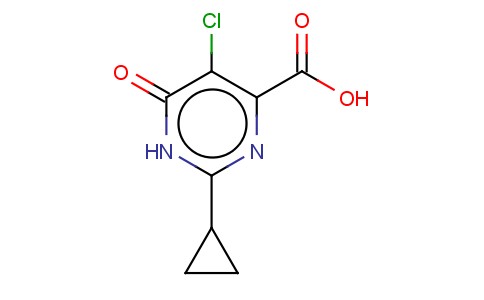 5-CHLORO-2-CYCLOPROPYL-6-OXO-1,6-DIHYDRO-PYRIMIDINE-4-CARBOXYLIC ACID